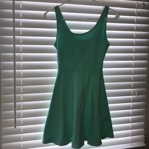Mint green short dress